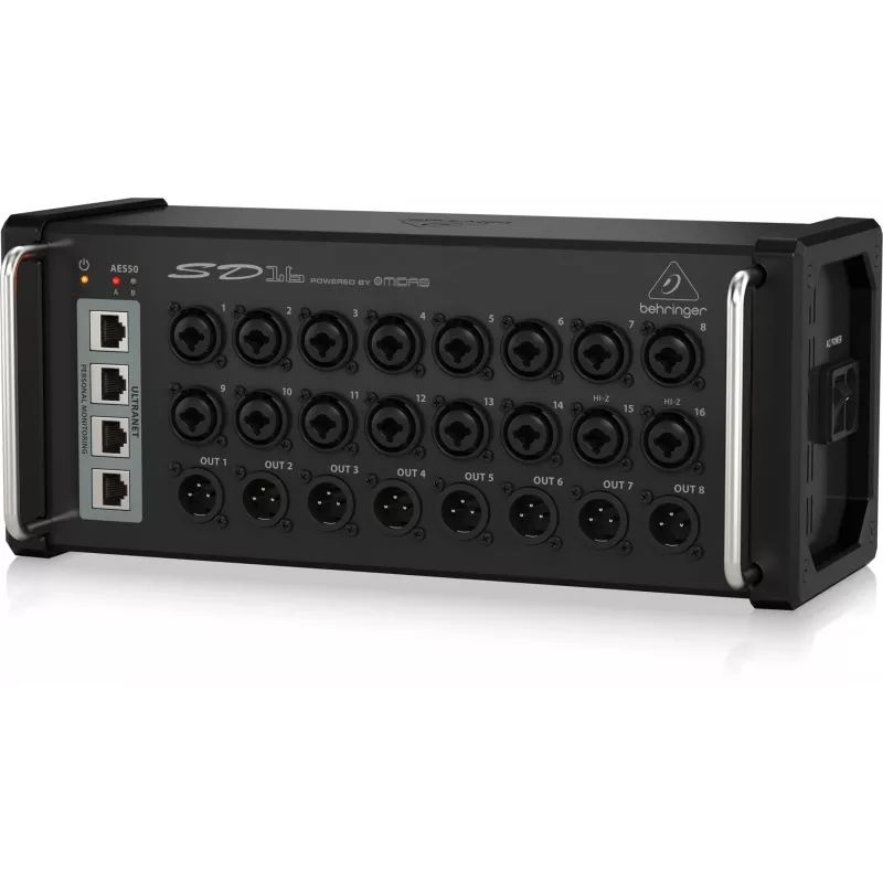 Stagebox Behringer SD16 Schwarz Metall