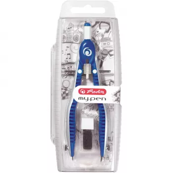 Pen Herlitz my.pen Blau Weiß Maximaler Durchmesser 17 cm Länge 163 mm
