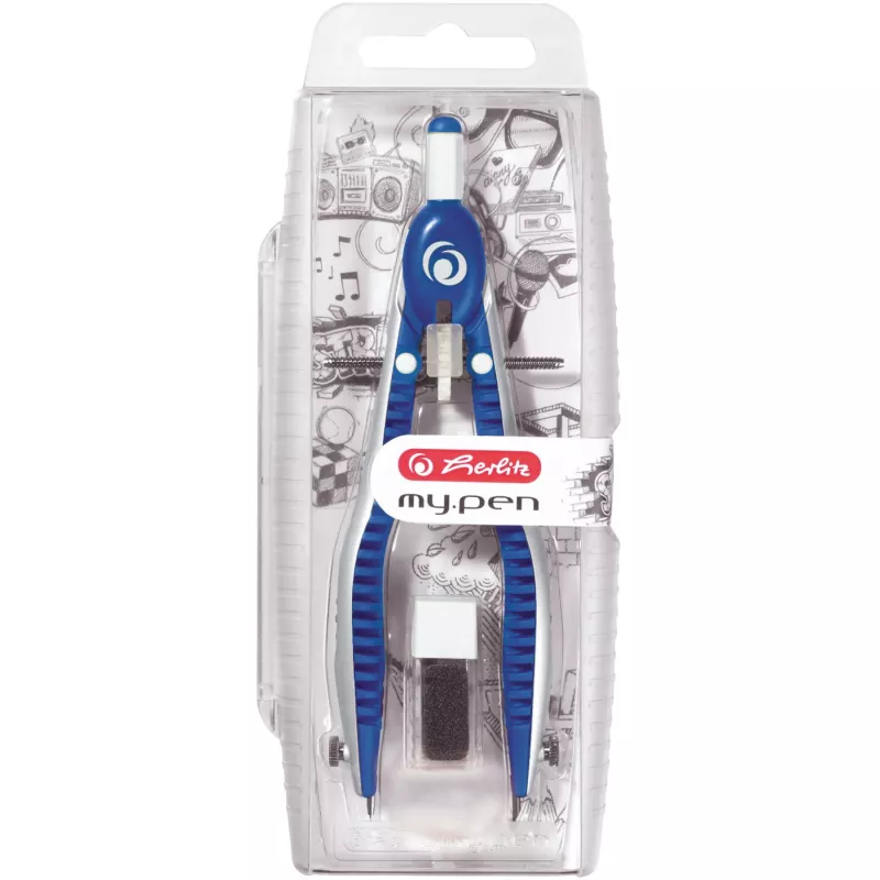 Pen Herlitz my.pen Blau Weiß Maximaler Durchmesser 17 cm Länge 163 mm