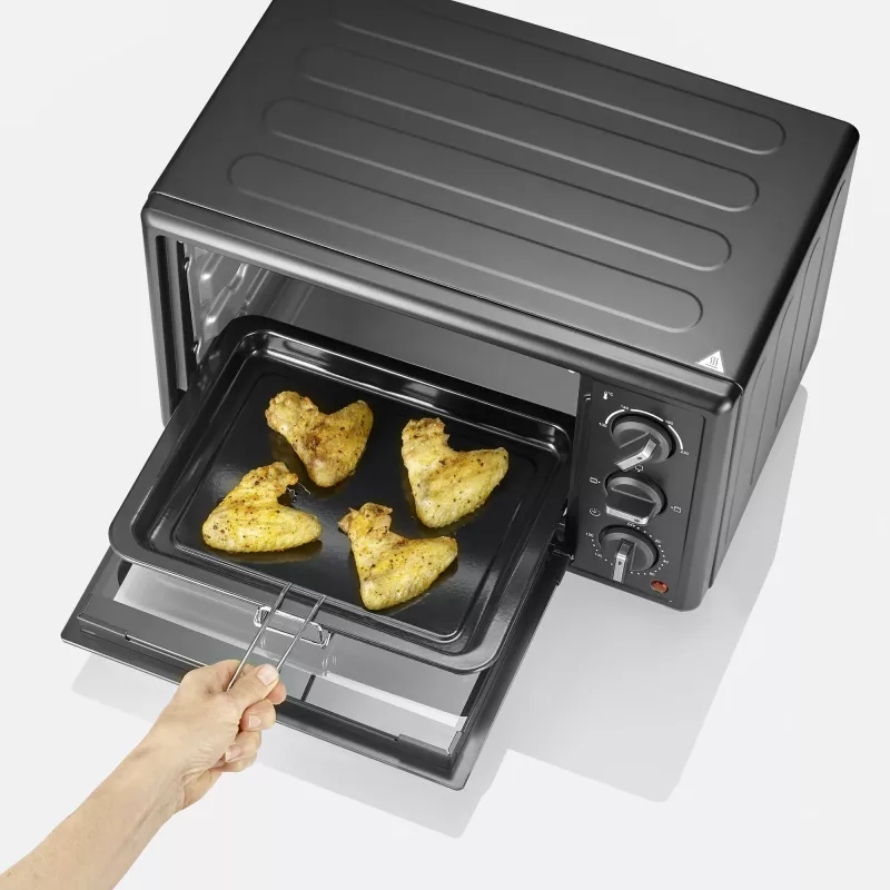 Elektrischer Minibackofen SEVERIN TO 2078 — 20 L Kapazität, 1600 W, schwarz, freistehend