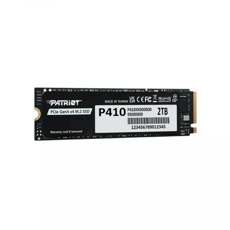 Solid State Drive PATRIOT P410 2 TB M.2 NVMe, 2000 GB, M.2 Formfaktor