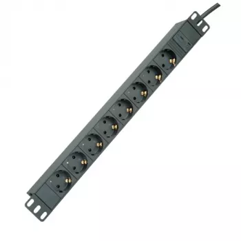 Stromverteiler ROLINE 19.07.1623 2m 8 AC-Ausgänge Innenbereich Schwarz