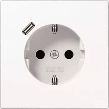 Schuko-Steckdose mit USB LS1520-18CWW Typ C (LS1520-18CWW)