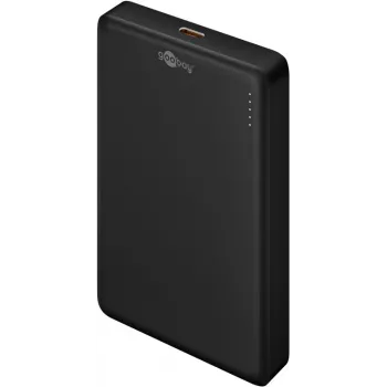 Goobay Magnetische kabellose Powerbank | 70183 | 10000 mAh | USB-C | Schwarz