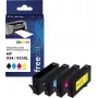 Cartridge Freecolor HP 934XL color BK/C/M/Y wiederaufbereitet