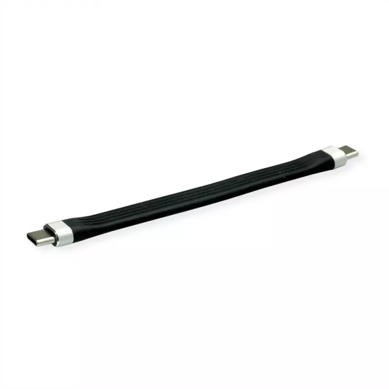 ROLINE 11.02.9054 USB-Kabel 0,11 m USB 3.2 Gen 2 (3.1 Gen 2) USB C Schwarz (11.02.9054)