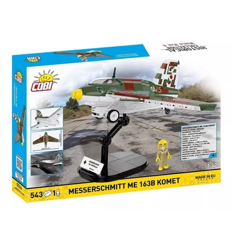 Bausteine Messerschmitt Me 163B Komet 543 Teile