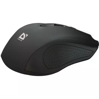 Kabellose RF-Maus DEFENDER Accura MM-935 — optisch 1600 DPI, beidhändig, 3 Tasten, USB-Empfänger, schwarz