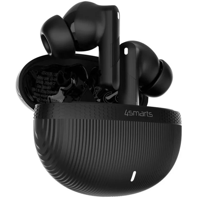 Headset 4smarts SkyBuds Pro ANC True Wireless Stereo Bluetooth Schwarz