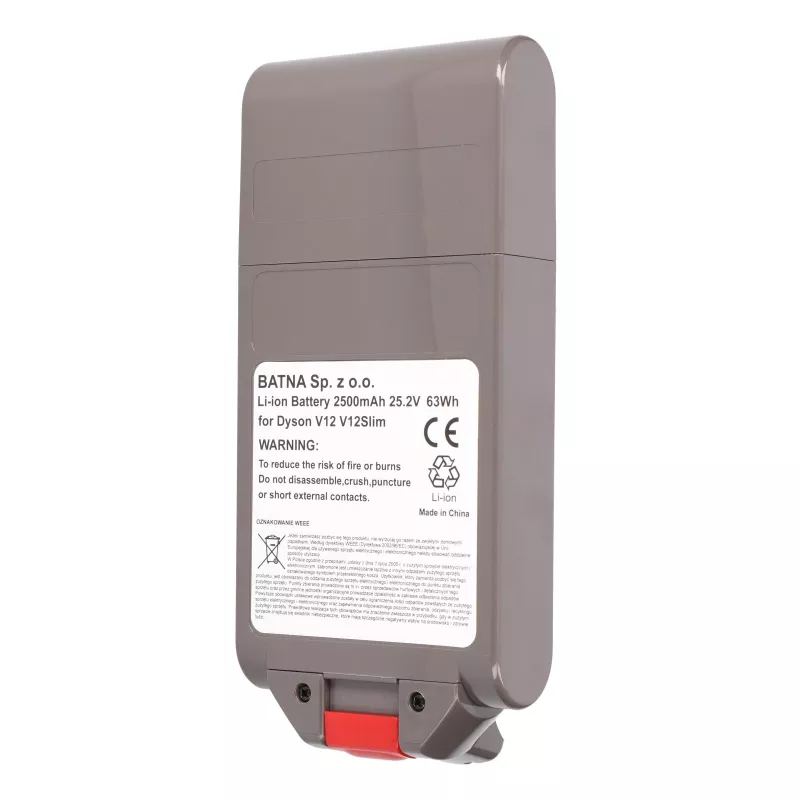 Akku für Dyson Staubsauger V12, 25,2V 2500mAh