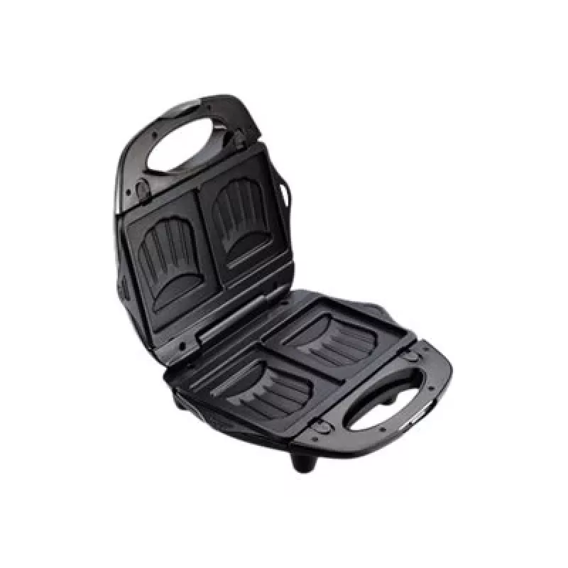 Sandwichmaker Tefal Break Time SW6148 — 2 Sandwiches, herausnehmbare Antihaft-Platten, Kabelaufbewahrung, schwarz/grau