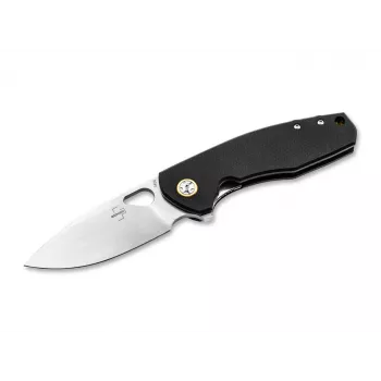 Klappmesser BOKER PLUS VOX Little Friend — Schwarz, S35VN-Klinge, kompaktes Taschenmesser