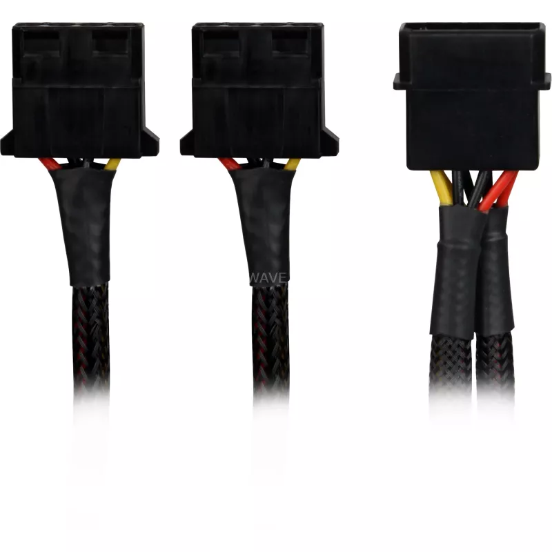 Sharkoon SATA Y-Stromadapter 4P Molex 0,15 m schwarz – Digital/Daten – Stromversorgung