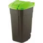 Curver 214125 Mülleimer 110 L rechteckig Kunststoff Schwarz, Grün