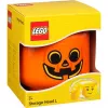 Aufbewahrungsbox Room Copenhagen LEGO Storage Head Pumpkin groß orange/schwarz