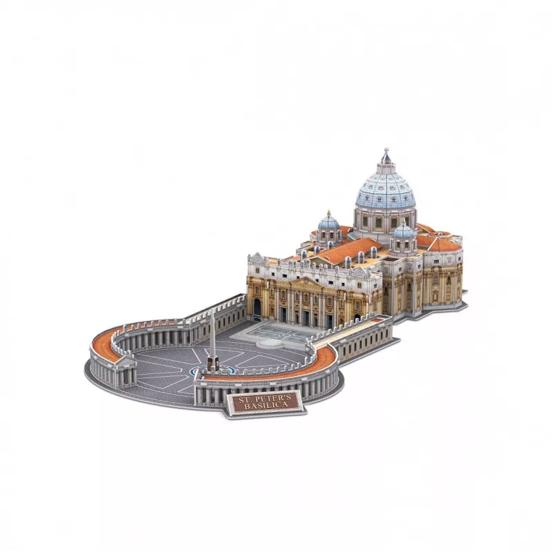 3D-Puzzle Cubicfun Petersdom Modell 306-DS0997H, Kartonteile, zusammengebautes maßstabsgetreues Modell