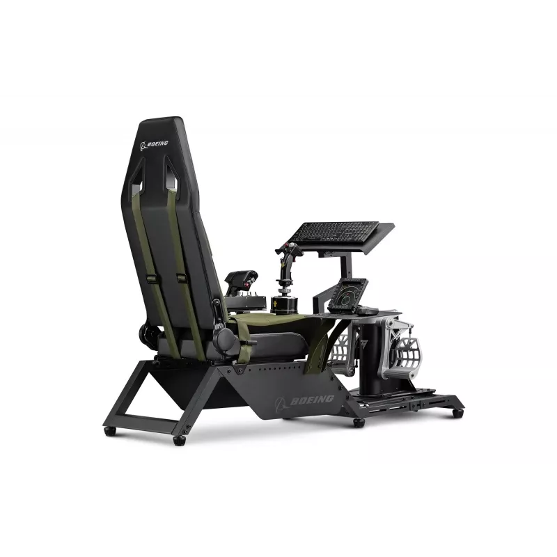 Cockpitsitz von Next Level Racing Flight Simulator Boeing Military 396055 — spezieller Flugsimulationssitz, kompatibel mit Steuerhörnern und Pedalen