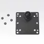 RAM Mounts 100x100mm VESA-Platte mit Kugel Schwarz 121mm