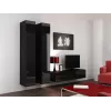 Cama geschlossen Schrank VIGO '180' 180/40/30 schwarz/schwarz glänzend