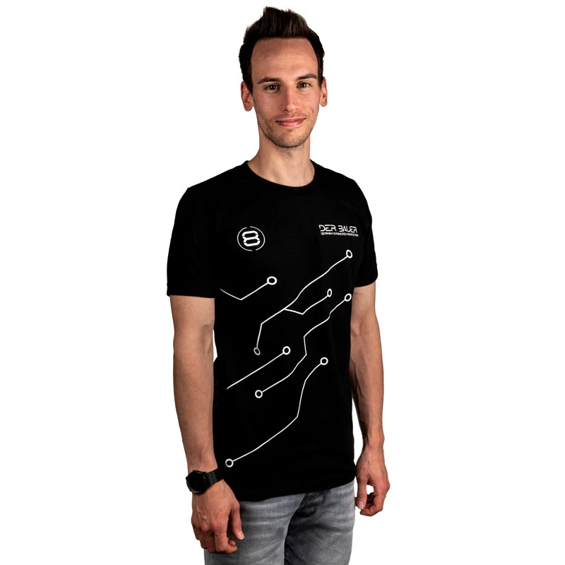 T-Shirt der8auer PCB-Design, Größe M — der8auer Markenbekleidung