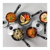 Fünfteiliges Russell Hobbs Pfannenset Metallic Marble RH02814EU7 – Antihaftbeschichtung, verschiedene Größen