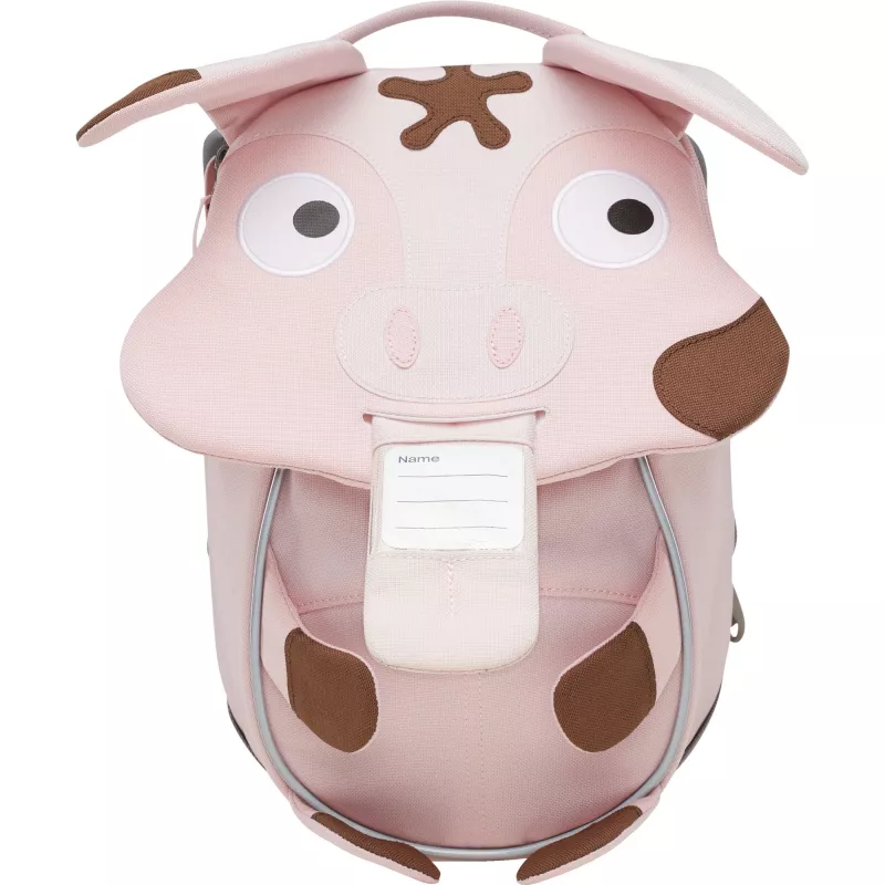 Kinderrucksack Affenzahn Little Friend Tonie Pig rosa/braun – kleiner Kinder-Tagesrucksack