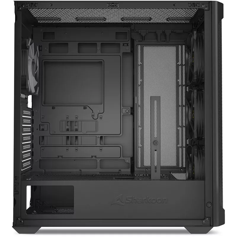 PC-Gehäuse Sharkoon AK4W RGB Streifen Midi Tower Schwarz