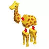 Popular Playthings Magnetic Mix or Match Animals Multicolour