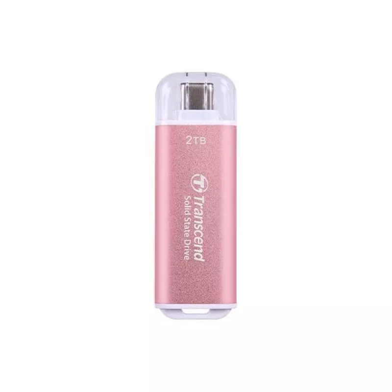 SSD-Festplatte Transcend 512 GB extern USB Type-C ESD300 Pink