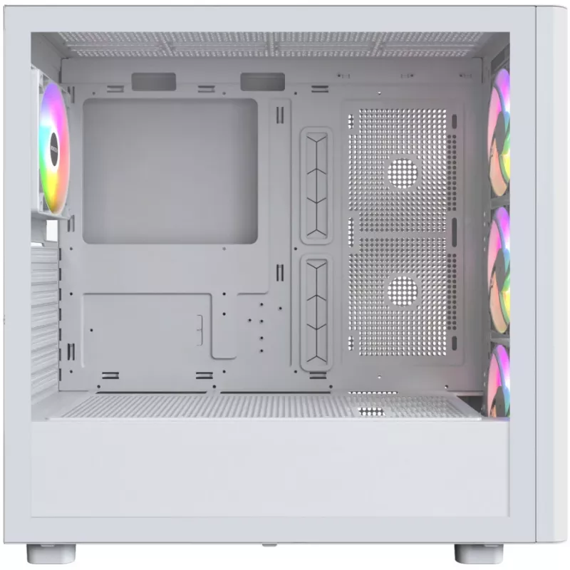 Montech XR Wood Midi-Tower Weiß