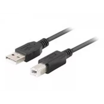 USB-A auf USB-B Kabel LANBERG CA-USBA-15CU-0018-BK, 1,8 m, schwarz
