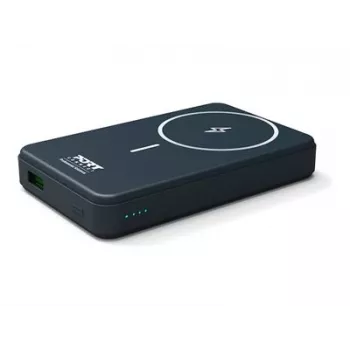 Port Designs 907005 Powerbank 10000 mAh kabelloses Laden Schwarz