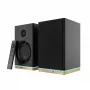 Regallautsprecher Teac BS-60BK LED Schwarz – Bluetooth, 2×90W, RCA, USB, Optisch, Bassreflex, Fernbedienung