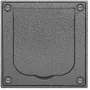 BUSCH JAEGER Unterputzgehäuse Kunststoff Klappdeckel UPhammerschlag Grau 1705 U-101