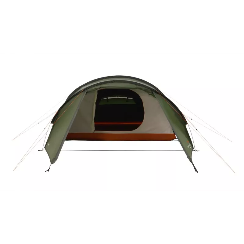 Tunnelzelt Easy Camp Pasvik 4 — 4-Personen, Hartgestell, 3 m wasserdichtes Überzelt, Aluminiumgestänge, dunkelgrün, 2350×4050×1200 mm