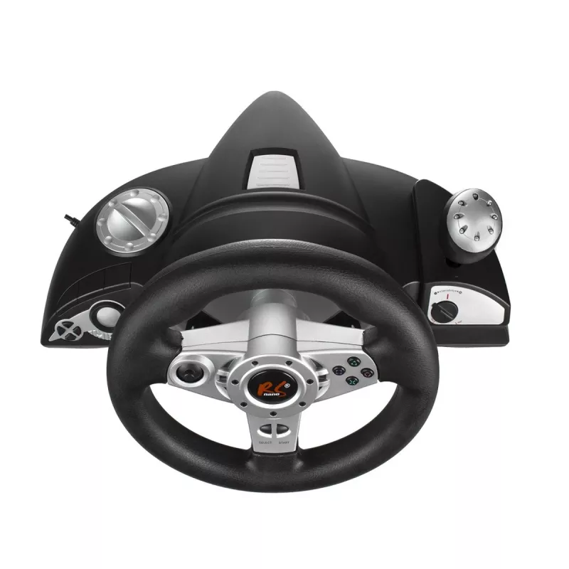 Lenkrad nano rs RS700 kabelgebunden USB 270° Rotation, 10 Tasten, Pedale, Vibration, 1,8 m Kabel