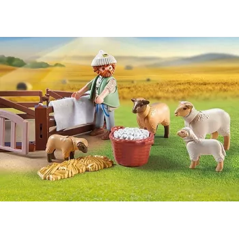 Schäfer-Simulationsspiel mit Schafen Playmobil