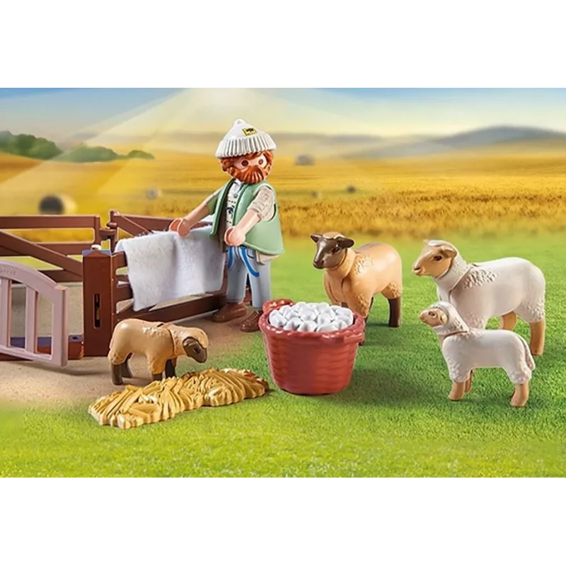 Schäfer-Simulationsspiel mit Schafen Playmobil