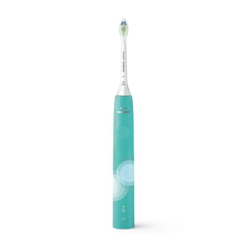 Schallzahnbürste Philips 4100 Series HX3689/43 – integrierter Li‑Ion‑Akku, 1 Handstück, 1 Bürstenkopf, Daily‑Care‑Modus, türkis