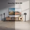 Bodenständer MACLEAN MC-496 für Sonos Era 100 und 300, höhenverstellbar 682–1068 mm