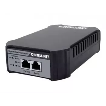 Intellinet Gigabit PoE++ Injektor, ein 95 W Port, IEEE 802.3bt (4PPoE)-konform, Kunststoffgehäuse, wandmontierbar