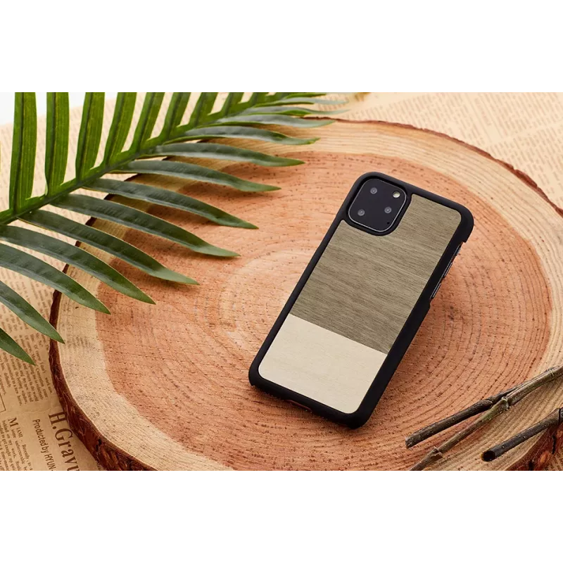 Smartphone-Hülle man and wood für iPhone 11 Pro Max – Schwarz, Schutzhülle