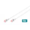 Netzwerkkabel Digitus CAT 6 U/FTP schlank Patchkabel RJ-45 Cat6 10 m Grau