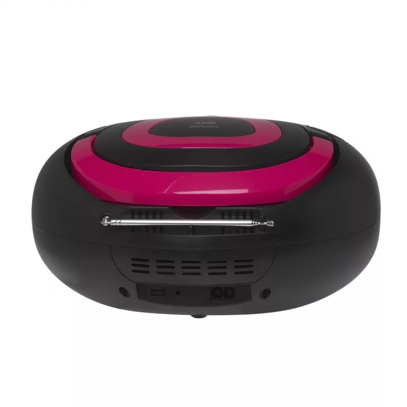 Denver TCL-212BT PINK CD-Player Tragbarer CD-Player Schwarz, Pink