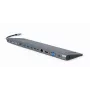 Gembird A-CM-COMBO9-01 USB Type-C 9-in-1 Multi-Port-Adapter (USB-Hub + HDMI + VGA + PD + Kartenleser + LAN + 3,5 mm Audio), Space Grey