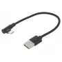 Kabel USB 2.0 auf USB-C abgewinkelt / CC-USB2-AMCML-0,2M GEMBIRD