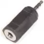 Kabel-Kupplung e+p GS 34 2,5mm Stereo (M) auf 3,5mm Stereo (F) Schwarz