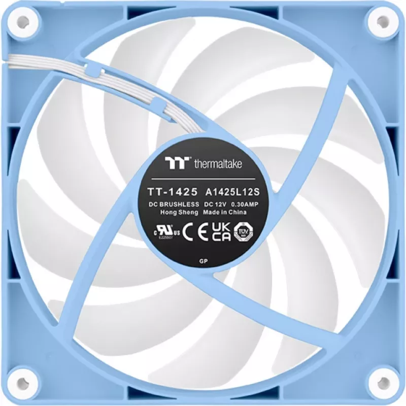 PC-Lüfter THERMALTAKE CT140 Reverse ARGB Sync 140mm Hydrangea Blue 2er-Pack