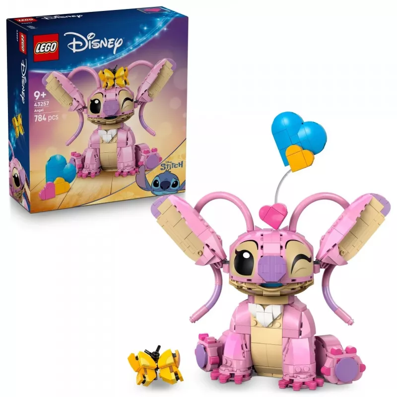 LEGO Disney Sammel-Minimodell Andzia Angel 43257 — 784 Teile, 250 mm Höhe, für Kinder ab 9 Jahren