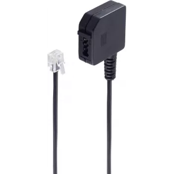 Telefonkabel ShiverPeaks BS71040 0,2 m Schwarz